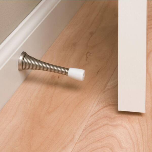 RELIABILT 1-3/4-in Satin Chrome Floor Door Stop in the Door Stops  department at