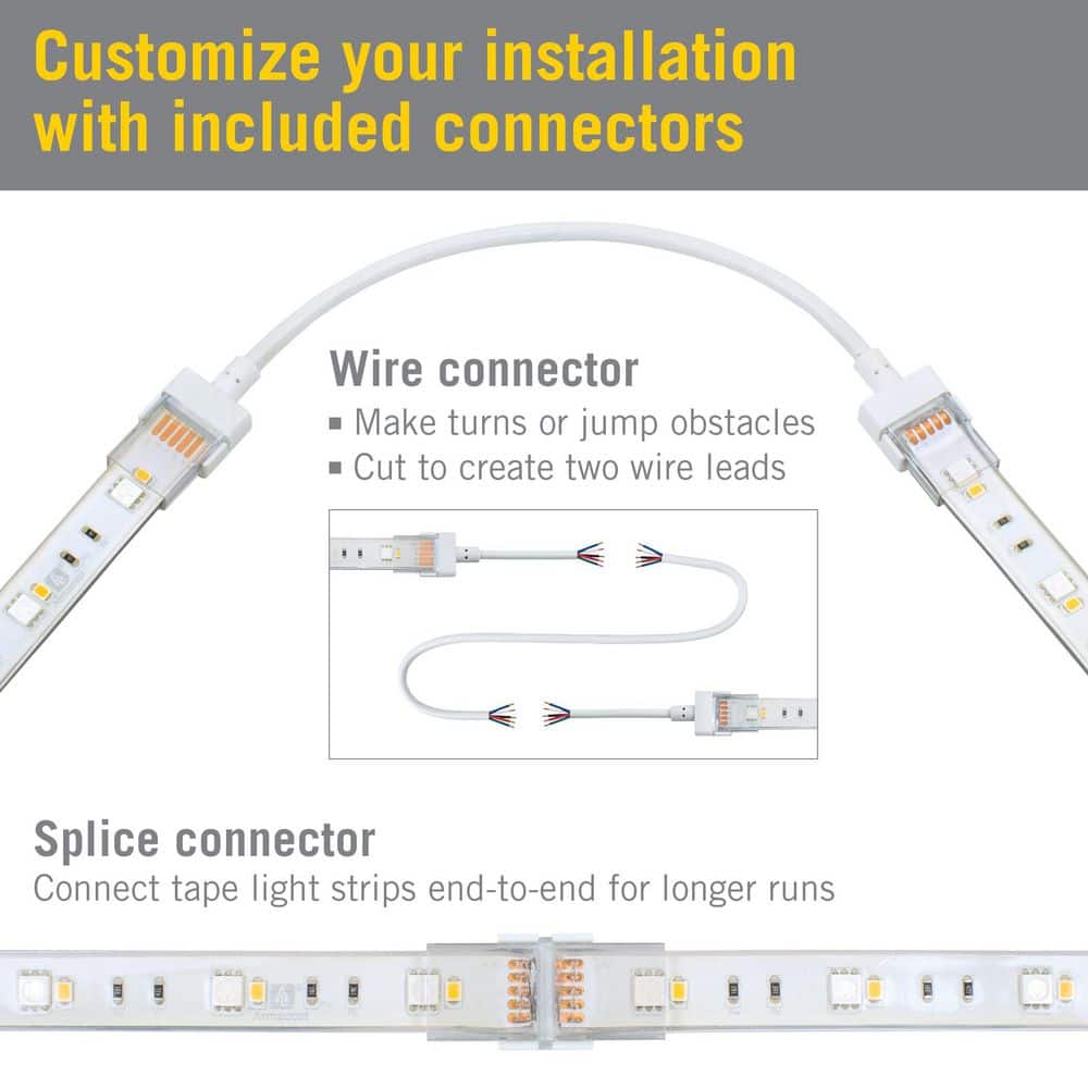 RibbonFlex Pro 32.8 ft Multicolor Outdoor LED Tape Light