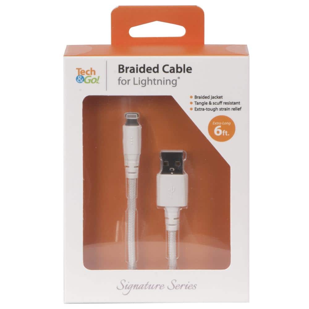 6 ft. Braided Cable for Lightning - Thumbnail 3