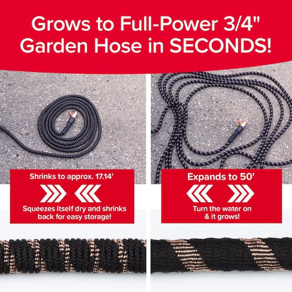 Copper Bullet 3/4 in. x 50 ft. Expandable Garden Hose with Spray Nozzle
