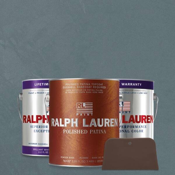 Ralph Lauren 1 gal. Old Sapphires Pewter Polished Patina Interior Specialty Paint Kit