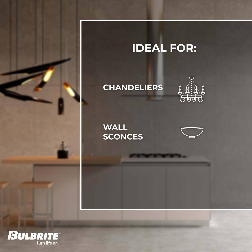 Amber Dimmable Decorative LED Light Bulbs, Pack of 4