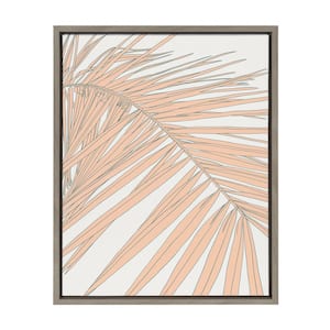 Sylvie Transitional Framed Canvas Wall Art 24 in. x 18 in.