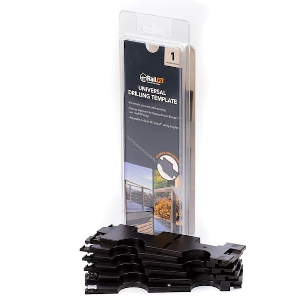 RAILFX RailFX Express Mount Bracket Drilling Template for Cable Railing System