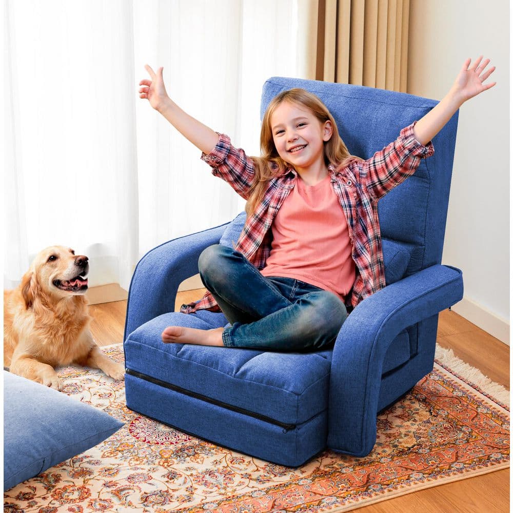 Teen Chair Marvel Spiderman Embossed Round Bean Bag Chair Bed