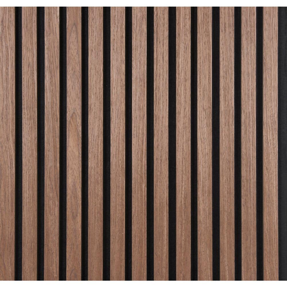 Quanti Acoustic 0.70 in. x 20.47 in. x 96.06 in. Walnut FSC 100 % Sound Absorbing Wall Panel price history on PriceWatchPro