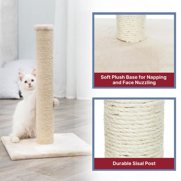 Cat teepee scratching post best sale