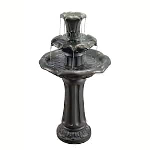 Outdoor Lily Tier Fountain