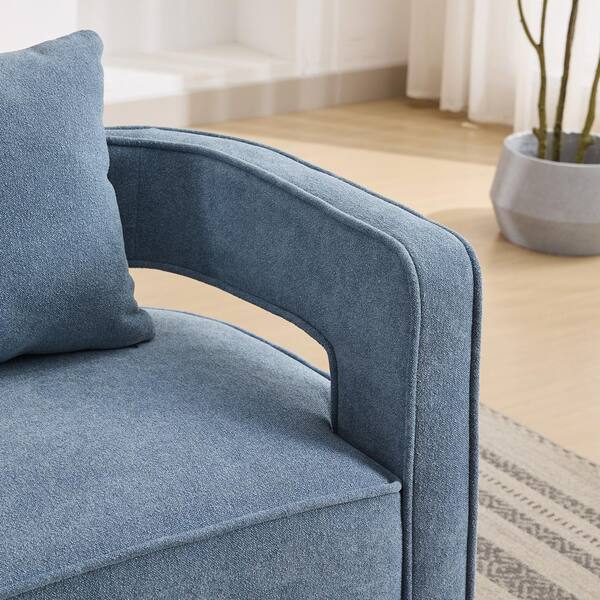 aisword 29.1 in. W Versatile 360° Swivel Linen Blend Accent