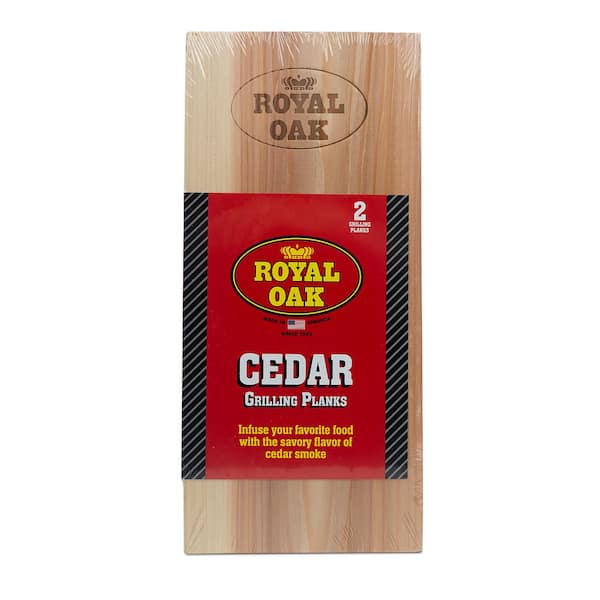 Royal Oak Grilling Wood Planks, Cedar, Outdoor Cooking Accessory, (2PK)