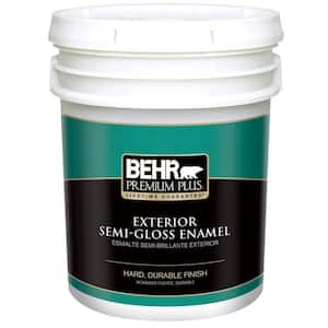 5 gal. Deep Base Semi-Gloss Enamel Exterior Paint and Primer in One