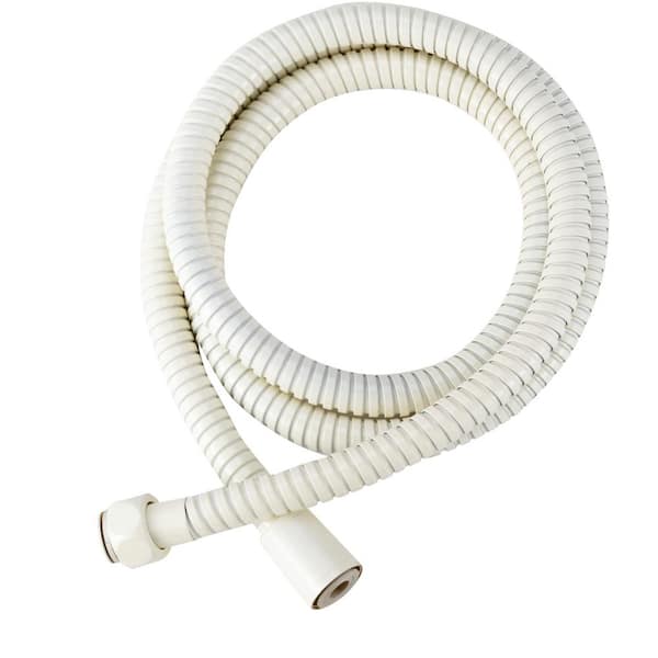 Dura Faucet 60 in.  Stainless Steel RV Shower Hose in Cream