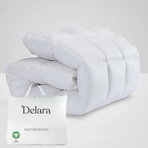 Plush Deep Pocket Down Alternative King Mattress Pad