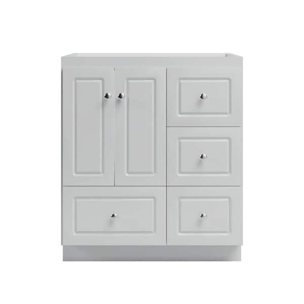 Simplicity by Strasser Ultraline 30 in. W x 21 in. D x 34.5 in. H Bath Vanity Cabinet without Top in Dewy Morning