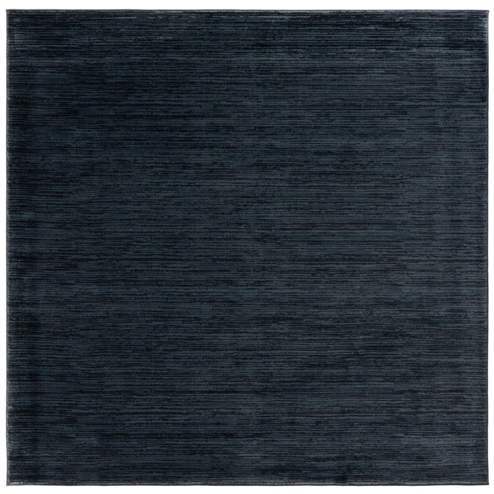 Black/color Rug Square SAFAVIEH Vision Black 3 ft. x 3 ft. Solid Marle Square Area Rug VSN606Z ...
