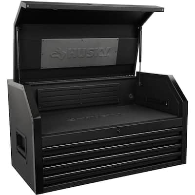 Industrial 41 in. W x 21.5 in. D 4-Drawer Top Tool Chest in Matte Black