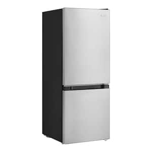 18.50 in. 4.7 cu.ft. Bottom Freezer Refrigerator in Stainless Steel Look