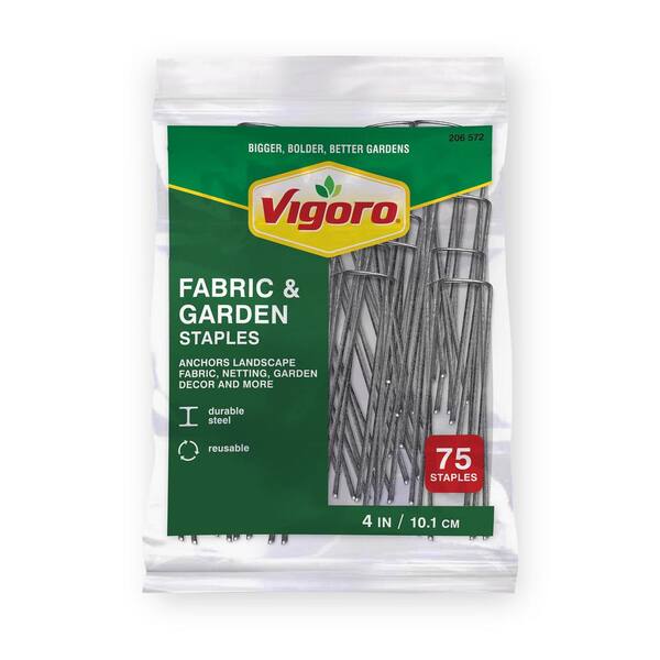 Reviews for Vigoro 4 in. Weed Barrier Landscape Fabric Garden Staples
