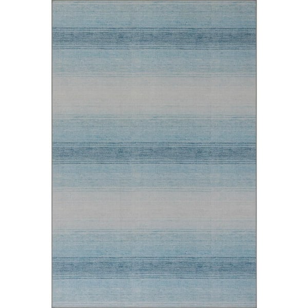 Pandora Machine Washable Sky 4 ft. x 6 ft. Indoor Area Rug