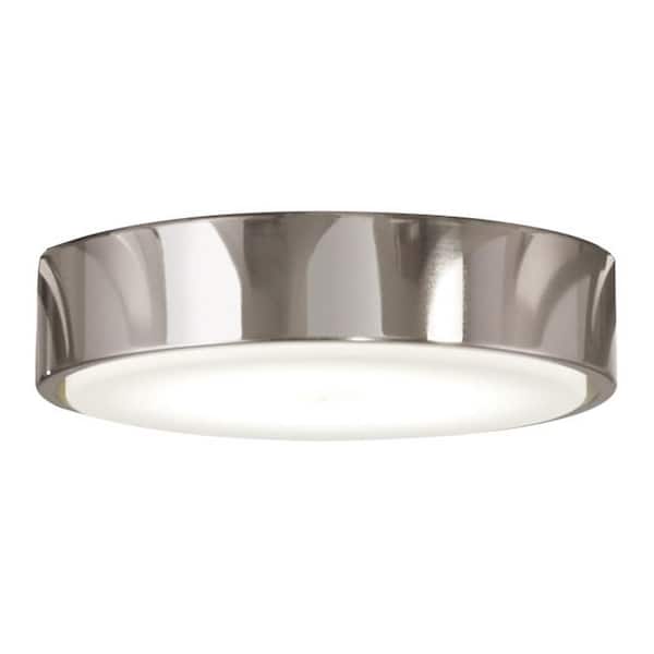 MINKA-AIRE 1-Light LED Brushed Nickel Wet Ceiling Fan Light Kit