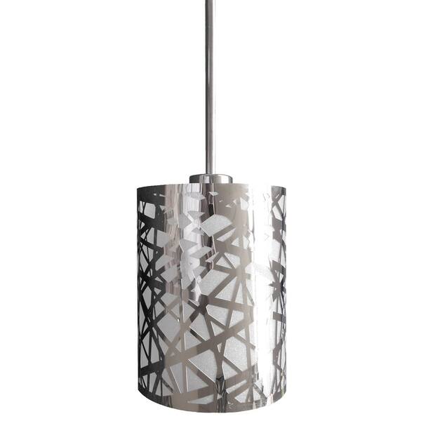 Filament Design 1-Light Chrome Pendant