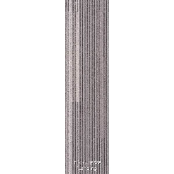 TrafficMaster Fields - Gray Commercial/Residential 9.84 x 39.37 in. Peel and Stick Carpet Tile Plank (21.53 sq. ft.)
