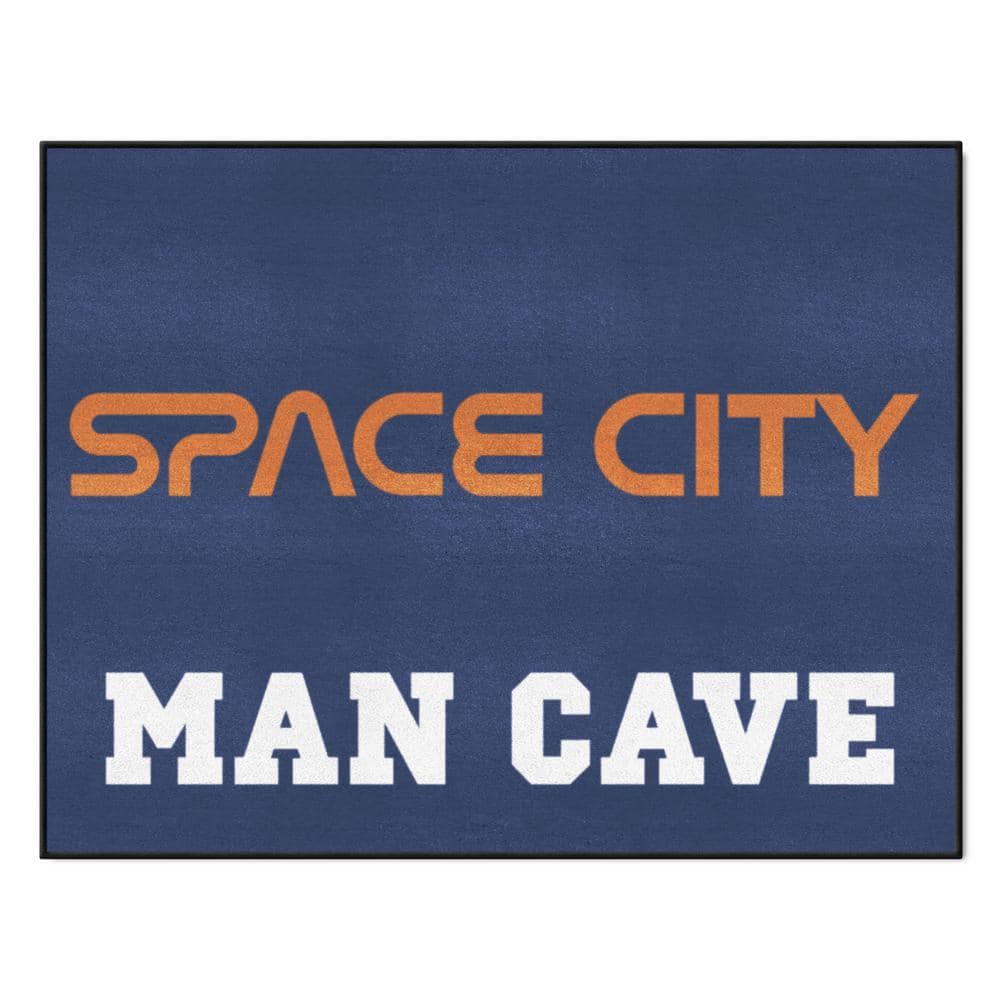 FANMATS Houston Astros Man Cave AllStar Rug 34 in. x 42.5 in. 40604