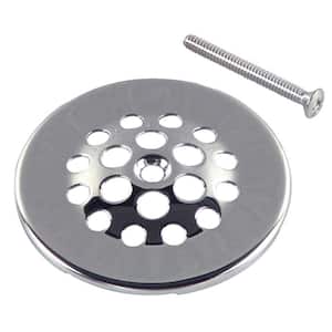 2-7/8 in. Bath Grid Strainer with Screw in Chrome