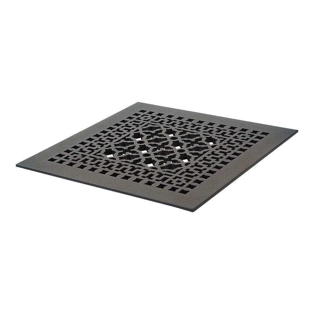 Reggio Registers Scroll 12 in. x 12 in. Aluminum Grille with Mounting ...