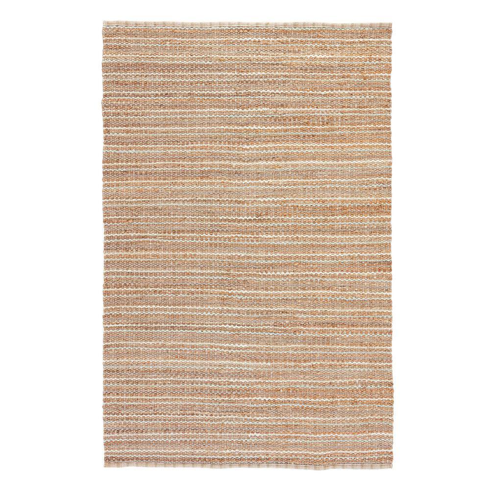 UPC 887962000145 product image for Havene Hand-Woven Beige/Blue 2 ft. 6 in. x 4 ft. Stripes Area Rug | upcitemdb.com