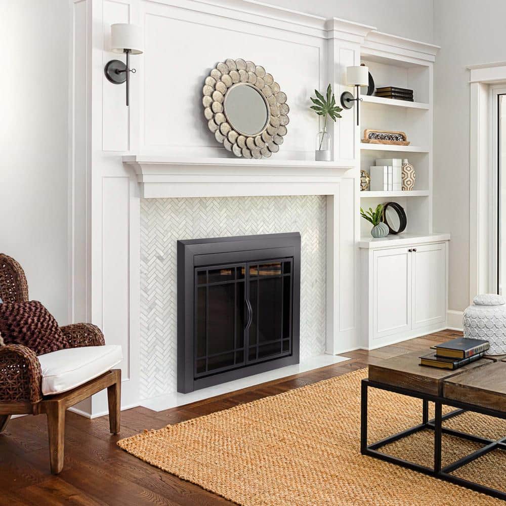 Easton Small Glass Fireplace Doors price history on PriceWatchPro