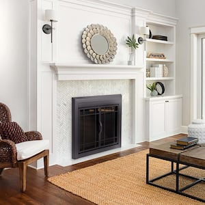 Easton Medium Glass Fireplace Doors