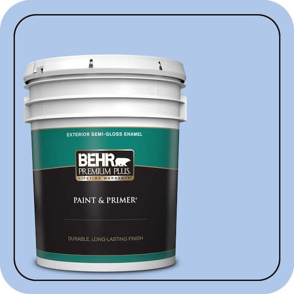 BEHR PREMIUM PLUS 5 gal. #P530-2 Promise Keeping Semi-Gloss Enamel Exterior Paint & Primer
