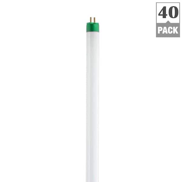 Philips 49-Watt 3.8 ft. High Output Alto Linear T5 Fluorescent Light Bulb, Soft White (3000K) (40-Pack)