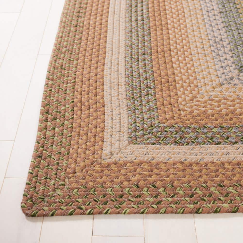 Handmade Reversible Blue Cotton Braided Area Rug 3' x 5'
