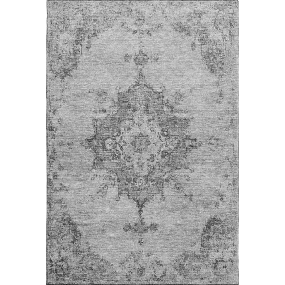 Mayfield Premium Machine Washable Abstract AMF2321 Gray 8 ft. x 10 ft. Area Rug price history on PriceWatchPro