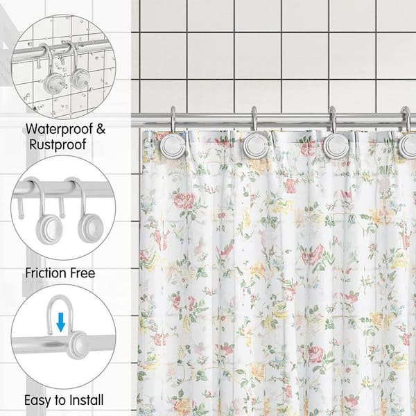 Proplus Part # 553049 - Proplus Shower Curtain Hooks - Shower Curtains Hooks  - Home Depot Pro