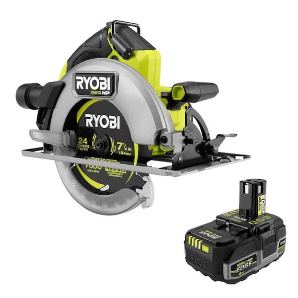 ONE+ HP 18V Brushless Cordless 7-1/4 in. Circular Saw with 4.0 Ah HIGH PERFORMANCE EDGE Battery