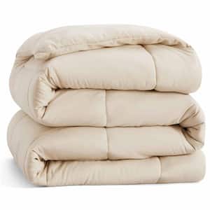 All Seasons Beige Down Choice Queen Comforter Down/Feather Blend