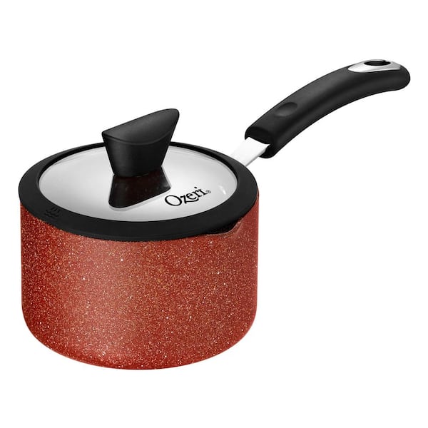 The All-in-One Stone Saucepan and Cooking Pot by Ozeri - 100% Apeo, GenX, Pfbs, Pfos, PFOA, NMP and NEP-Free German-made Coating