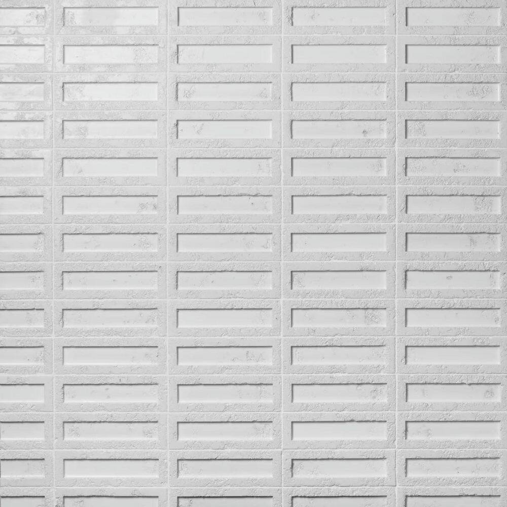 Marlow Antique White 3.14 in. x 10.62 in. 3D Textured Matte Ceramic Wall Tile (3.25 Sq. Ft. / Case) price history on PriceWatchPro
