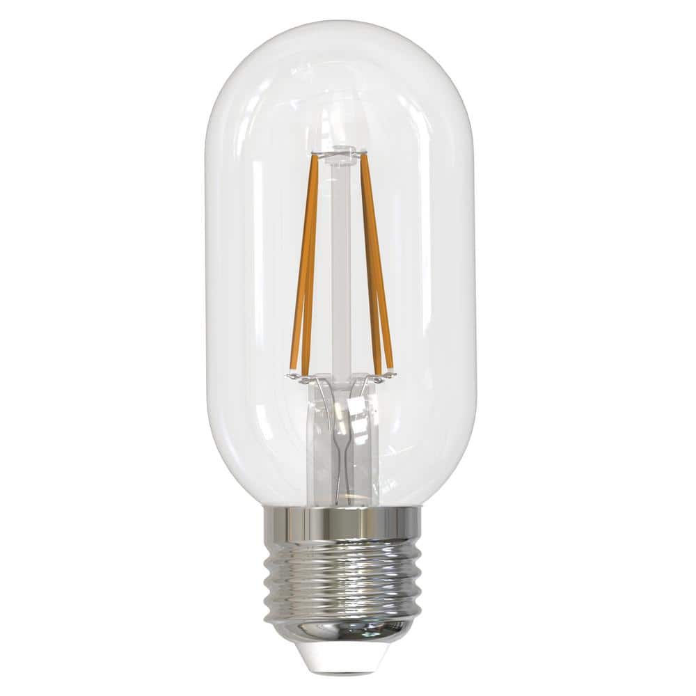 40-Watt Equivalent Soft White Light T14 (E26) Medium Screw Base Dimmable Cl