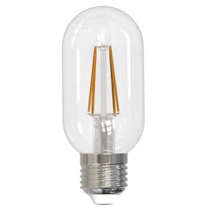 40-Watt Equivalent Warm White Light T14 (E26) Medium Screw Base Dimmable Clear LED Light Bulb (4 Pack)