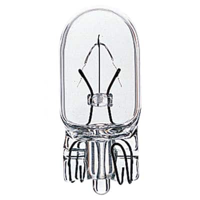 0.3 in. W. 12-Volt 5-Watt Clear Incandescent Wedge Lamp