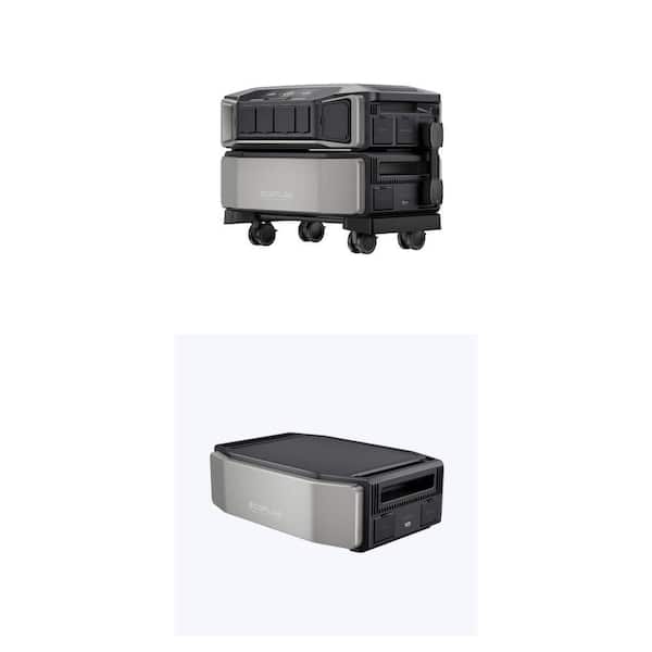 Delta Pro Ultra 6144Wh Solar Generator, 7200W Output, LFP Power Station with Push-Button Start and Battery Pack Combo
