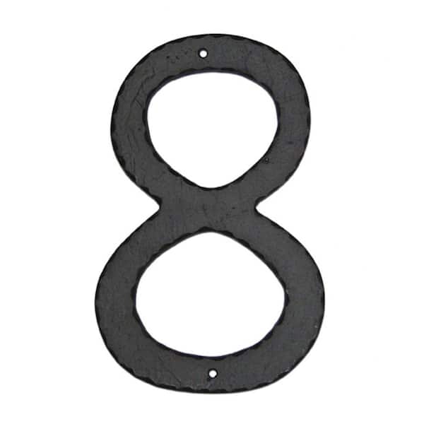 Montague Metal Products 10 in. Textured House Number 8