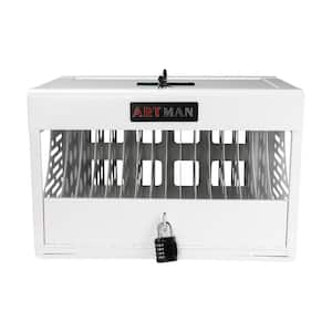 16 Bay White Charging Cabinet for Laptop, Chromebook, Locking Charging Station