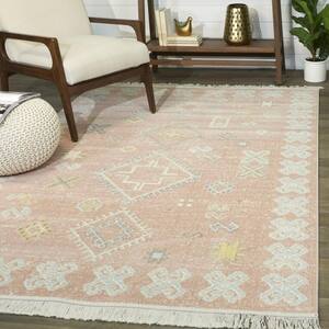 Thomas Pink 5 ft. 3 in. x 7 ft. Geometric Area Rug