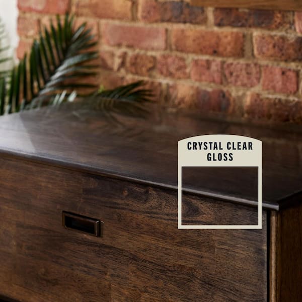 1 qt. Clear Gloss Water-Based Interior Polyurethane