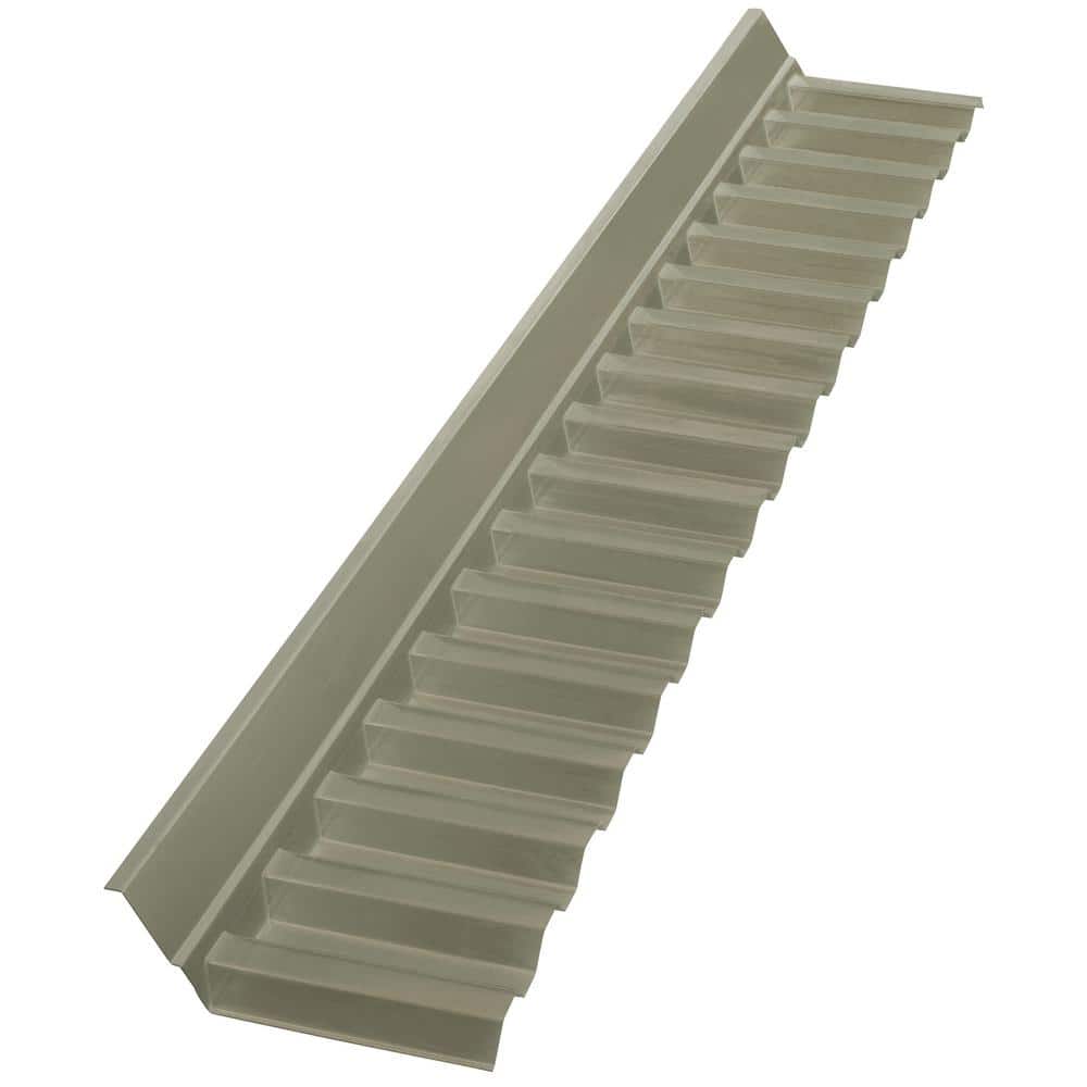 4 ft. Polycarbonate Wall Connector Flashing in Solar Gray price history on PriceWatchPro